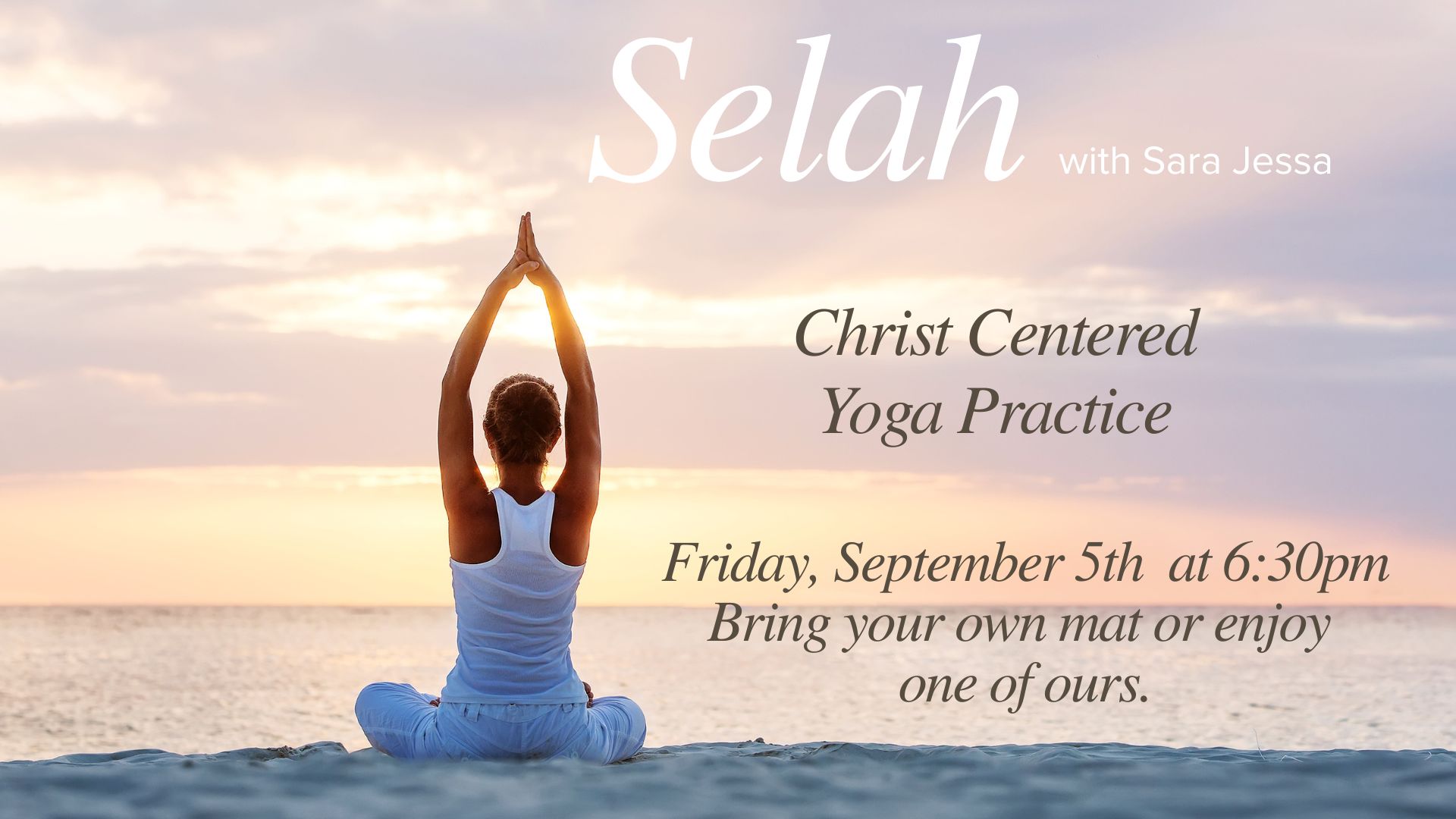 Selah - Christ Centered Yoga Sept 5 logo