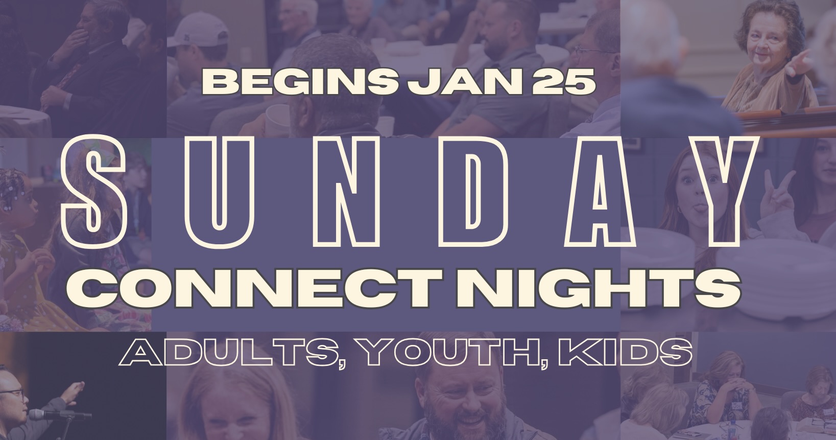 Sunday Connect Nights - Spring 2026 logo