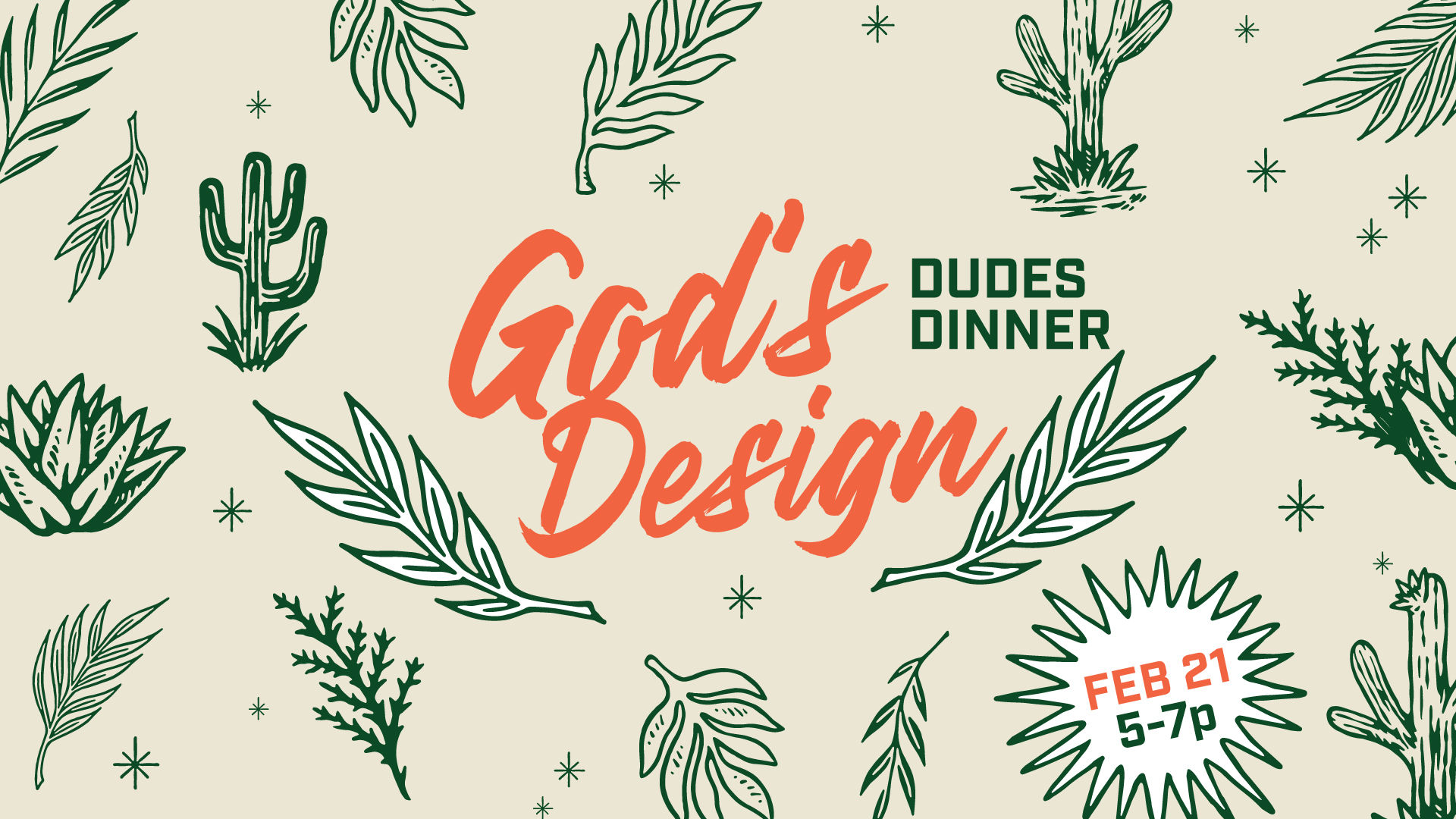 God's Design Dinner Spring 2026 logo