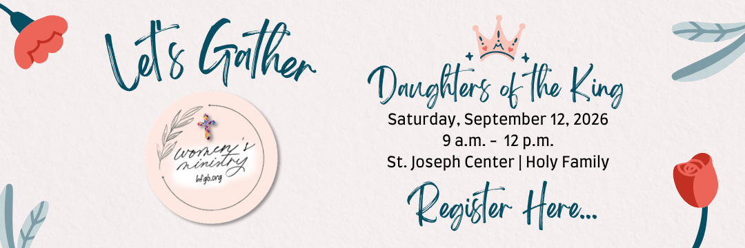 Let's Gather 2026 | Kick-off Holy Family Women's Ministry logo