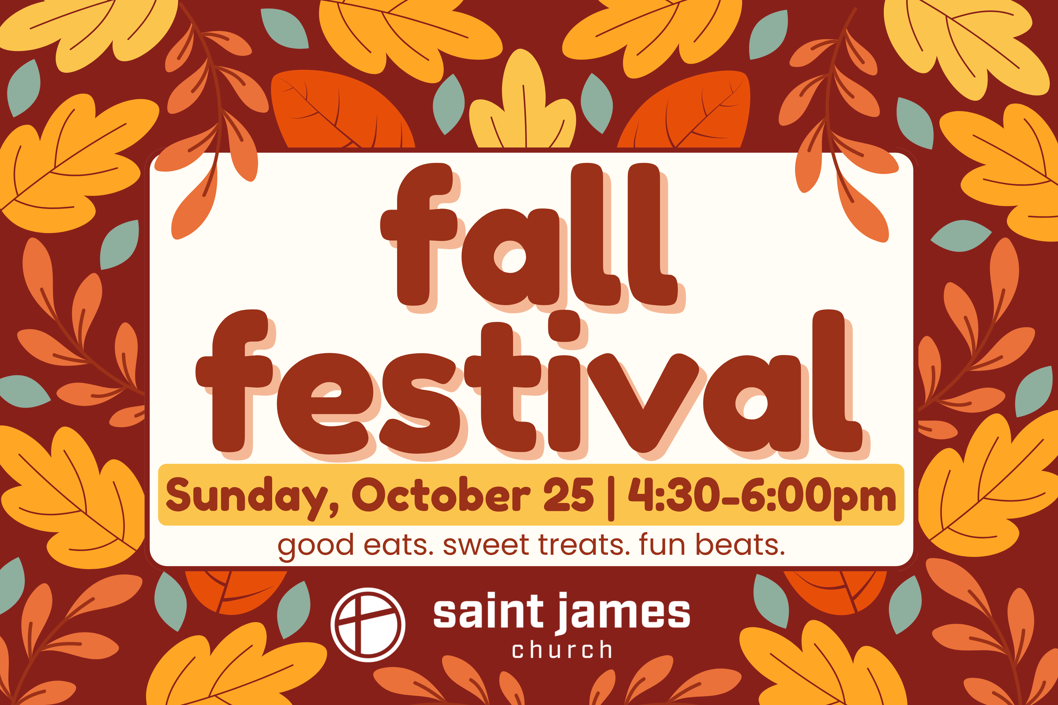 Fall Festival 2026 - volunteer needs logo