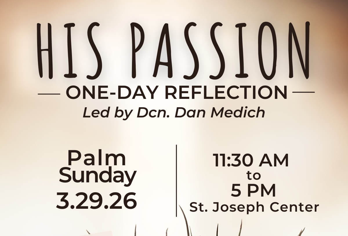 "His Passion" One-Day Reflection '26 logo