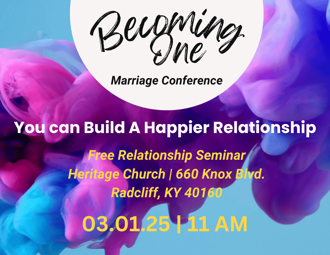 Becoming One Conference logo