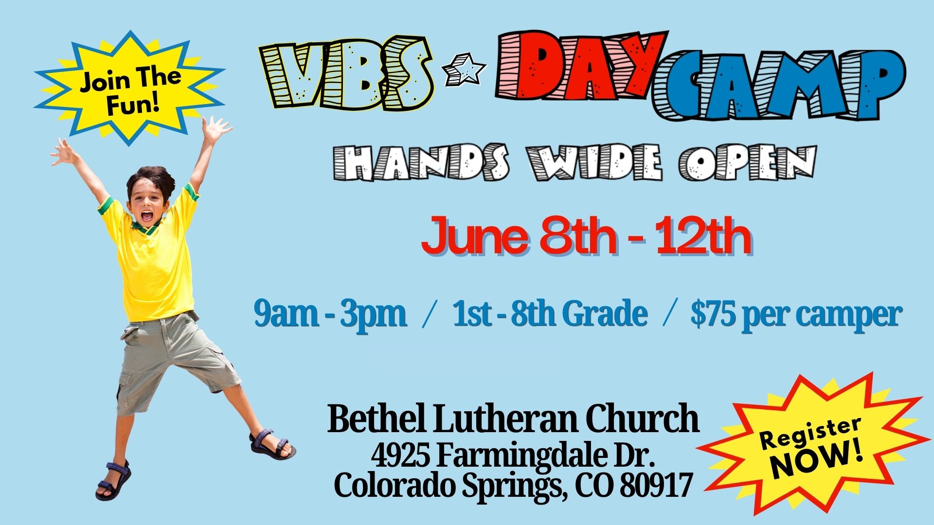 Bethel Day Camp 2026 logo