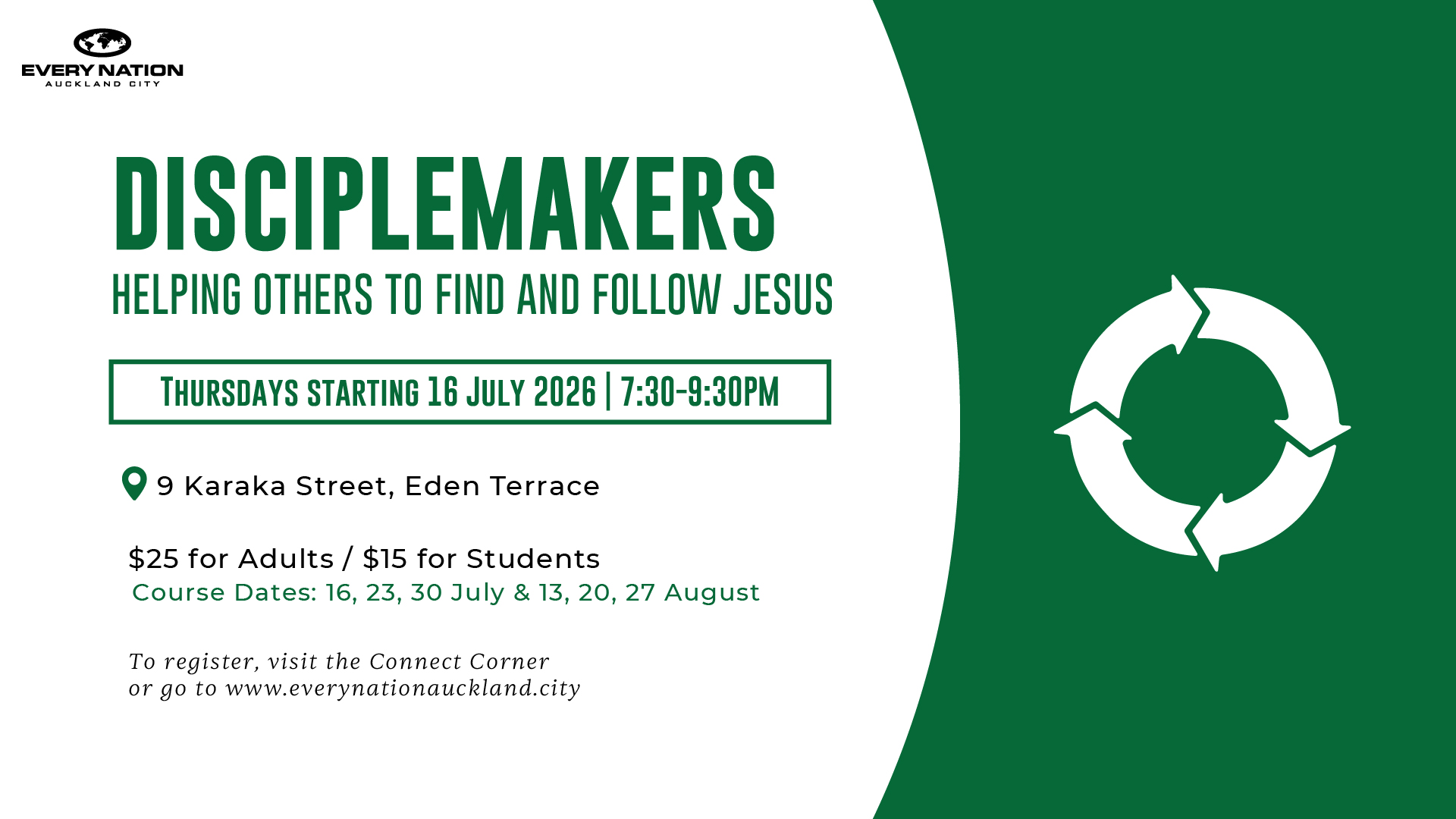 Disciplemakers Workshop | July 2026 logo