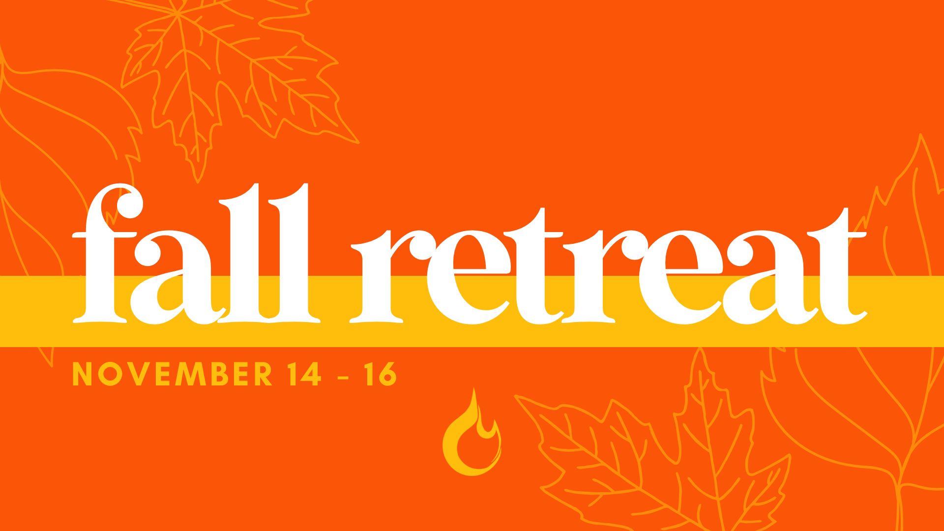 Calvary Youth Fall Retreat 2025 logo