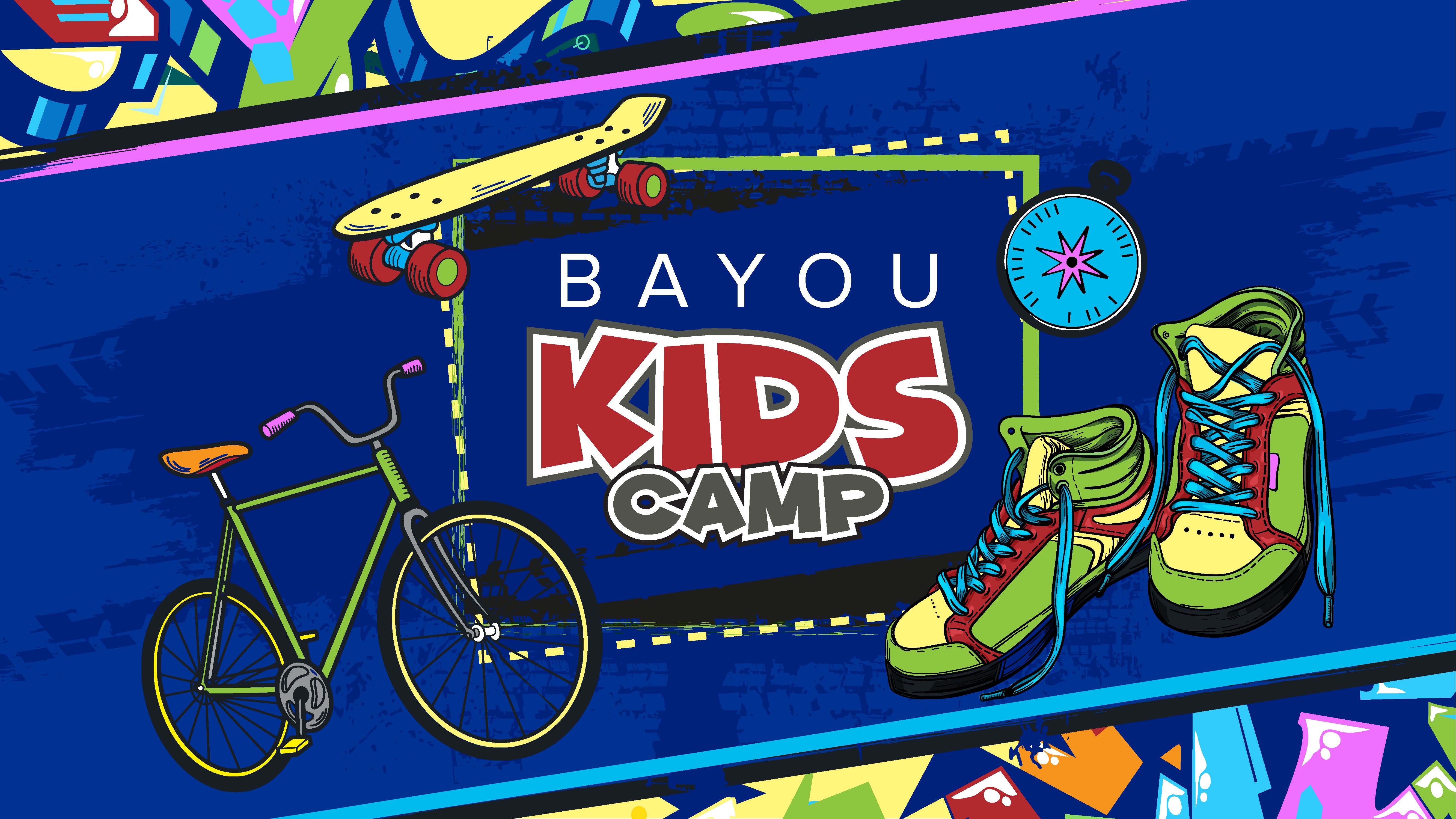 Bayou Kids Camp 2023 logo