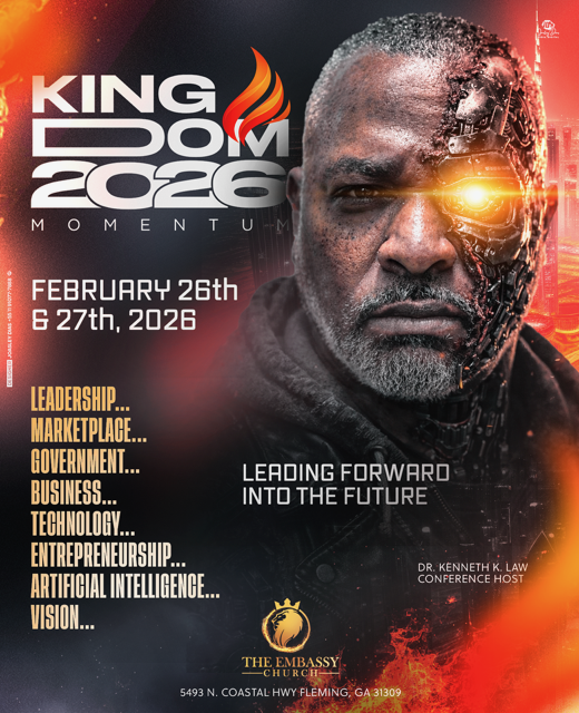 Kingdom Momentum 2026- Leading Forward Into The Future logo