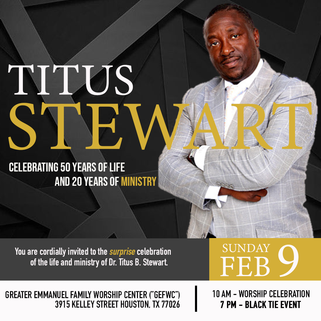 50th Birthday Celebration/ 20th Pastor's Appreciation logo