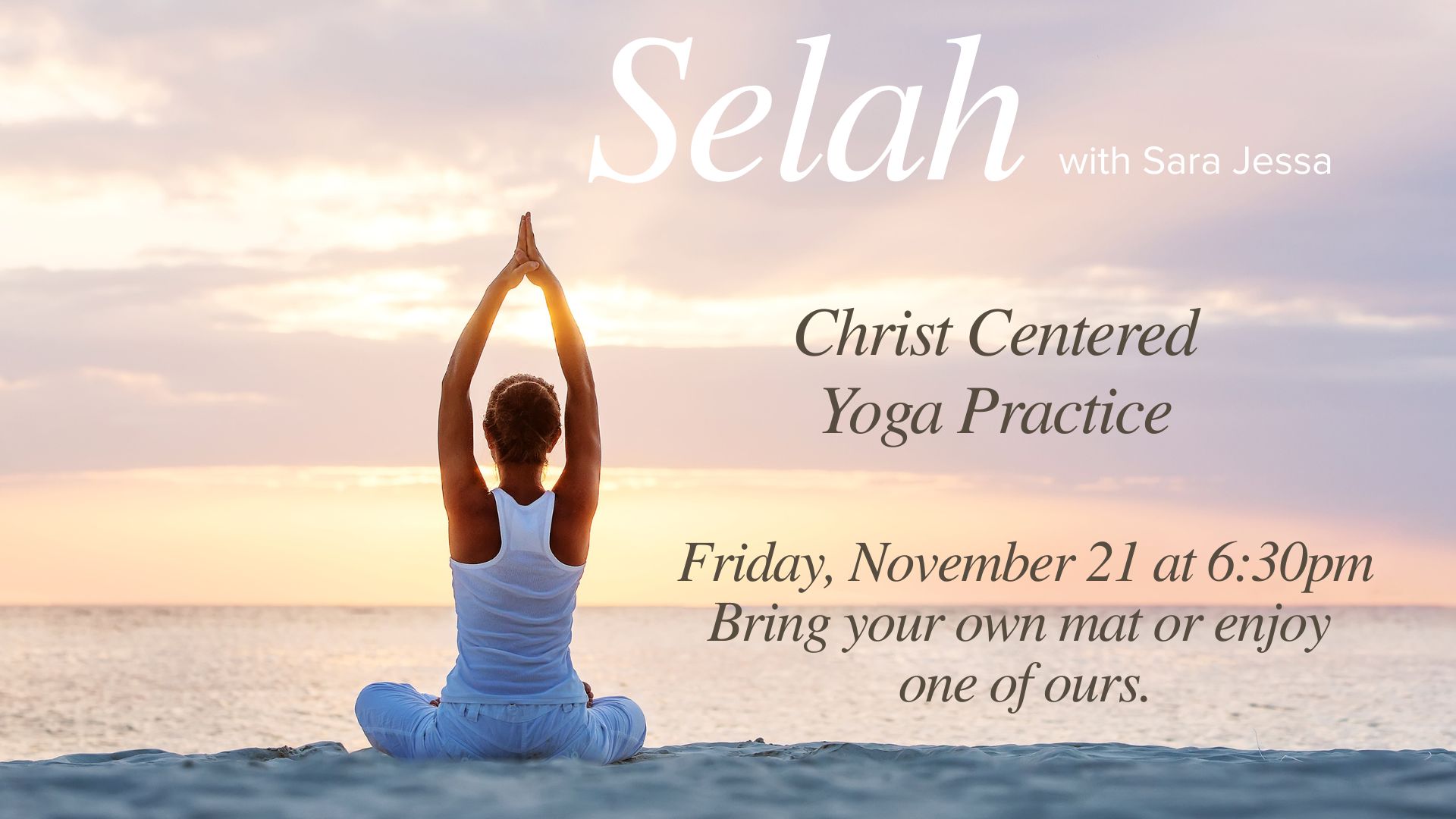 Selah - Christ Centered Yoga - Nov 21 logo