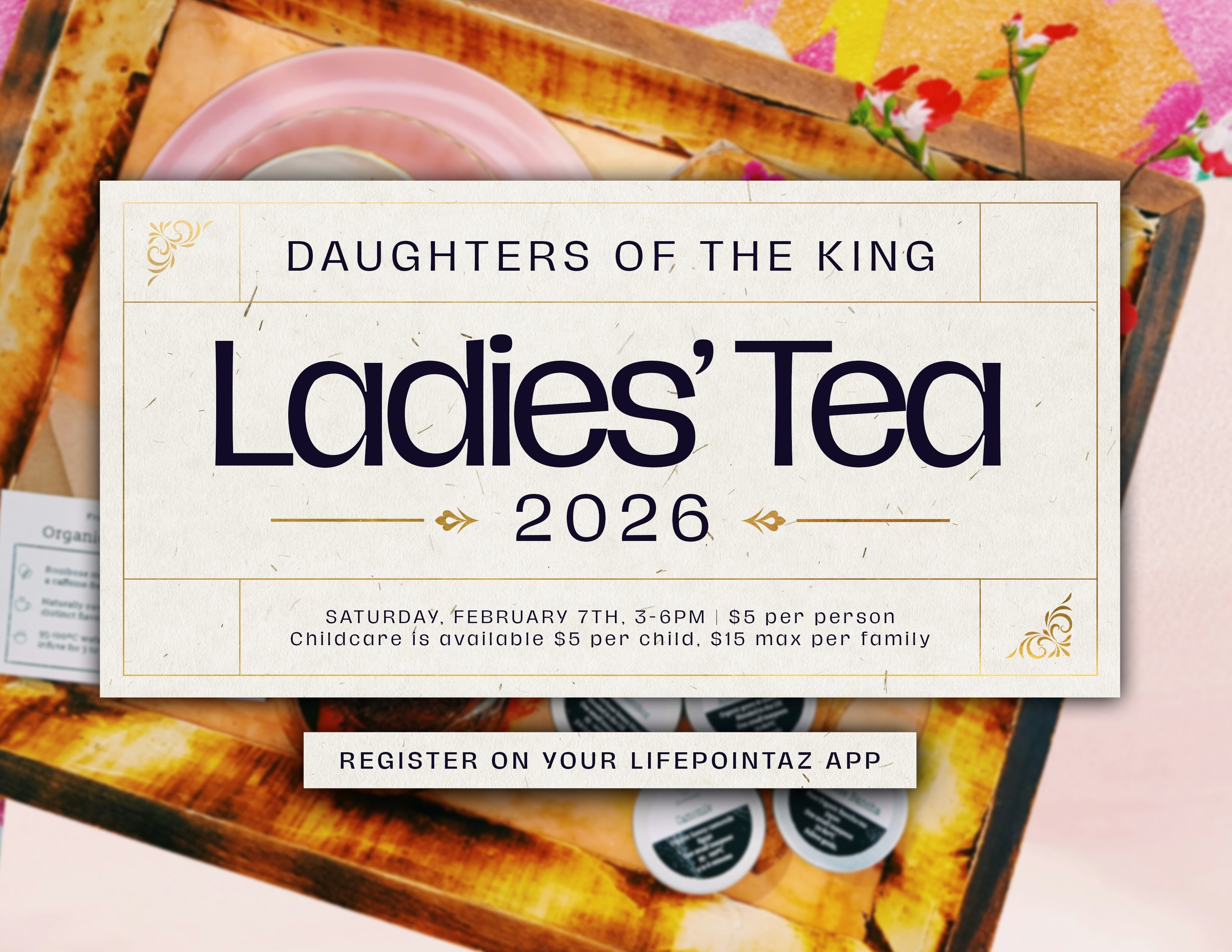 Daughters of the King Ladies' Tea 2026 Registration logo