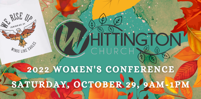 Whittington Church Women's Conference "Fresh Wind" logo