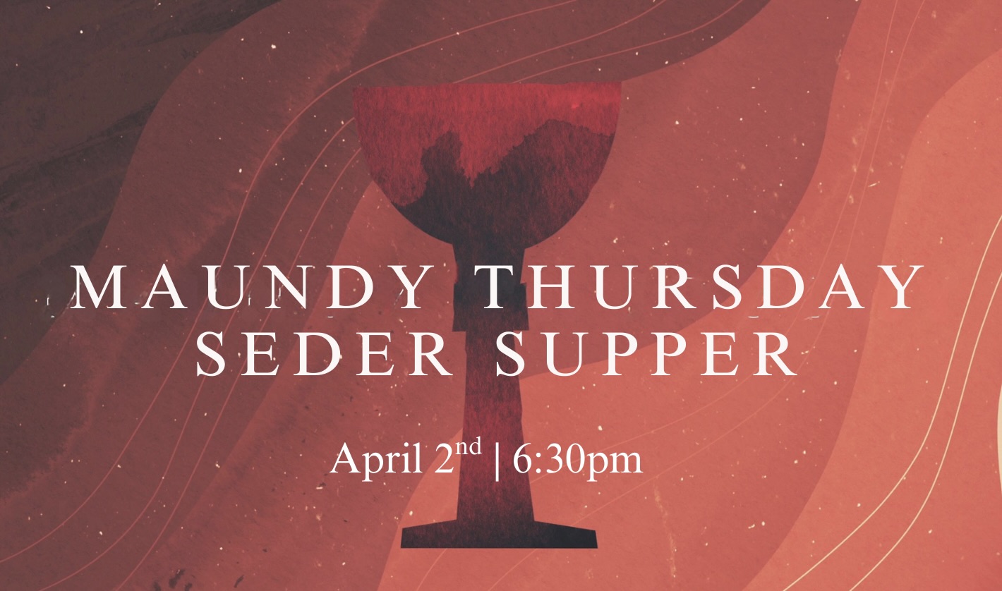 Maundy Thursday Seder Supper logo