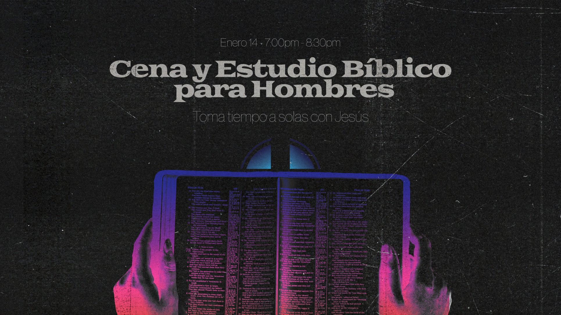 Cena y Estudio Bíblico para Hombres logo