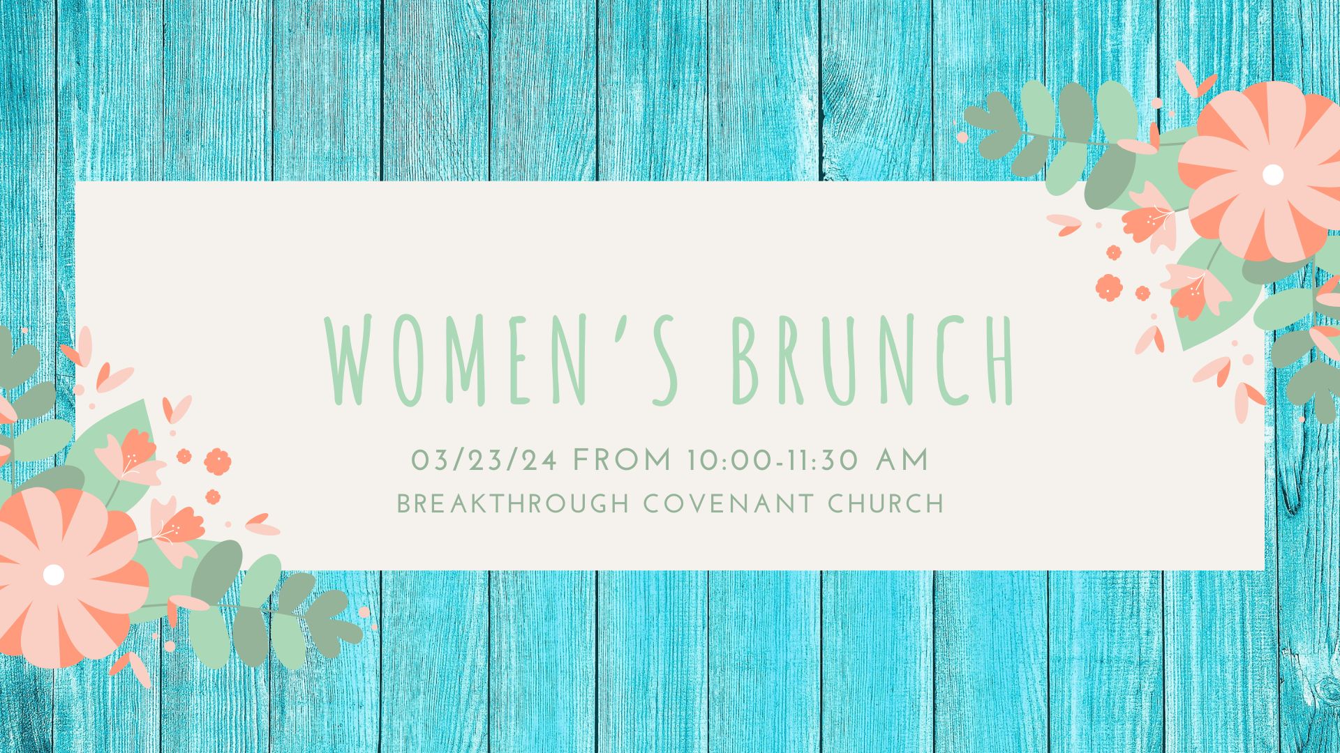 Women's Spring Brunch logo