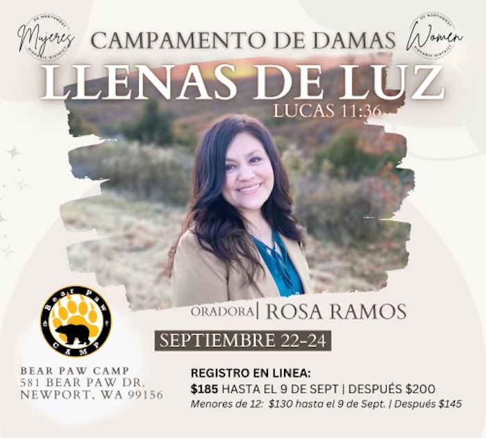 Northwest Hispanic District Campamento de Damas Llenas de Luz logo