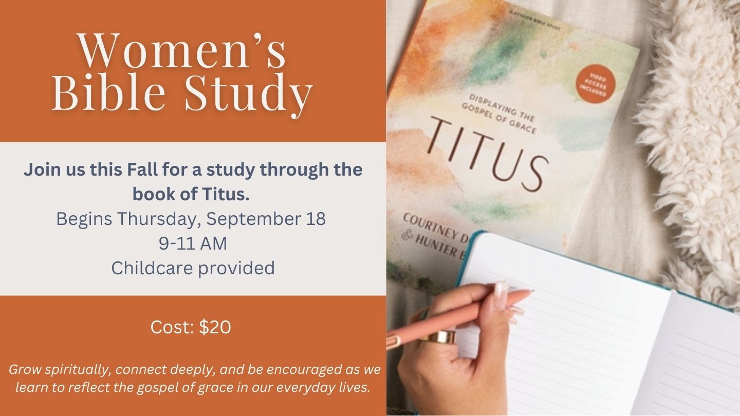 Women's Bible Study Fall 2025 logo
