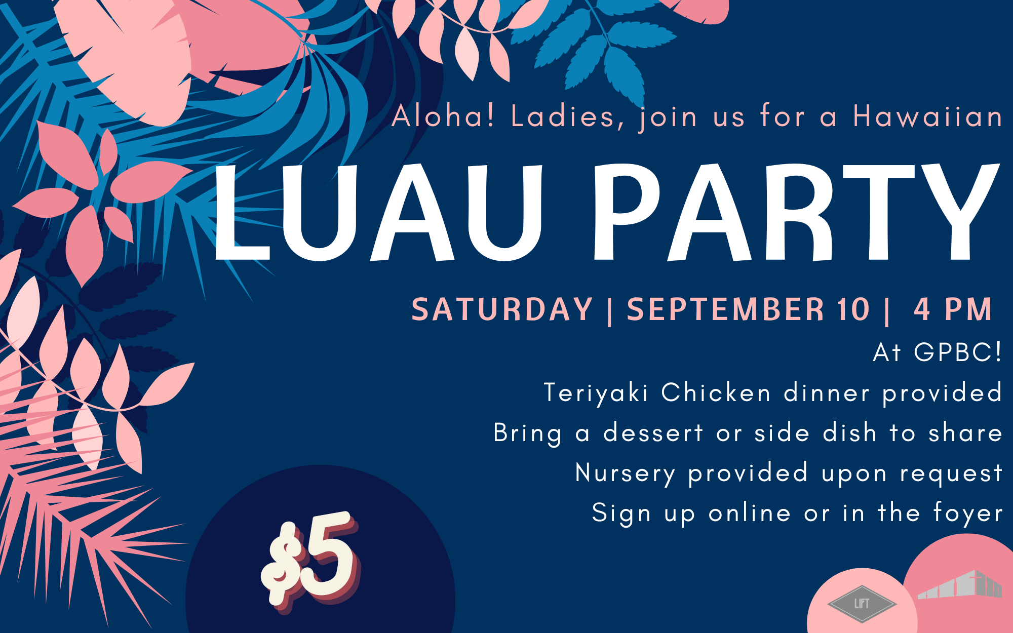 Luau Party - 2022 logo