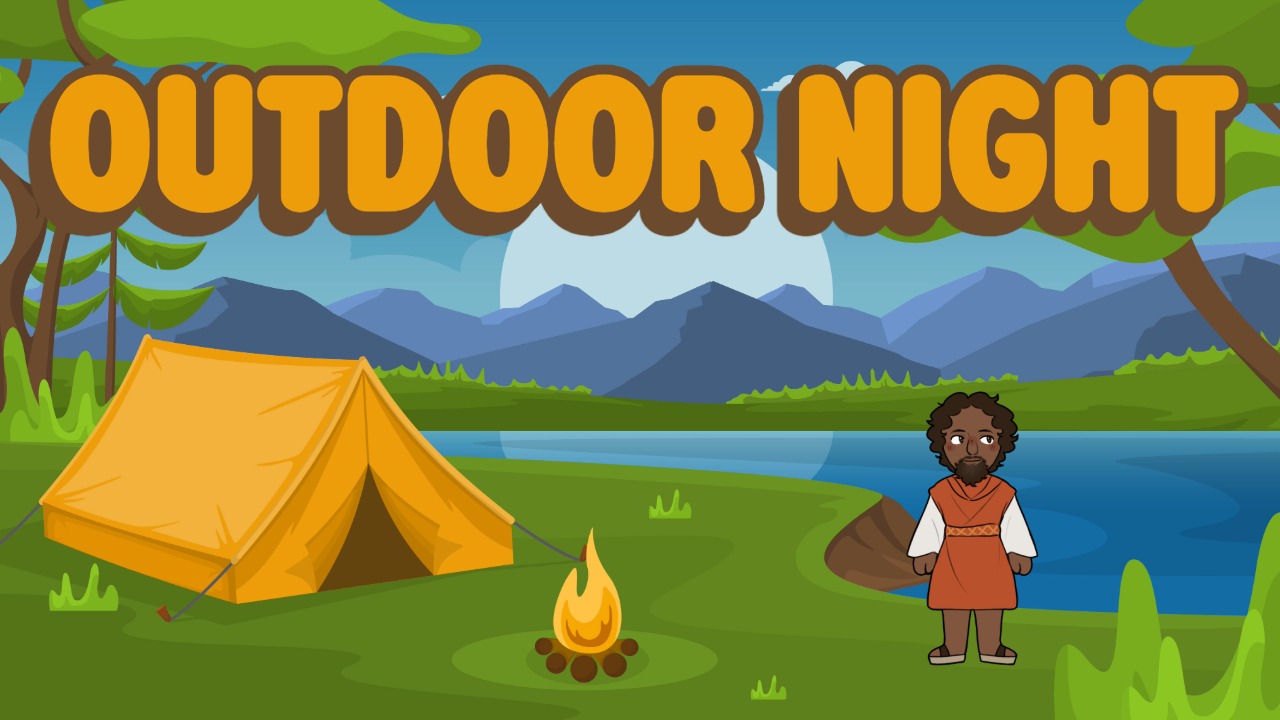 OUTDOOR NIGHT with CAMPING OPTION logo