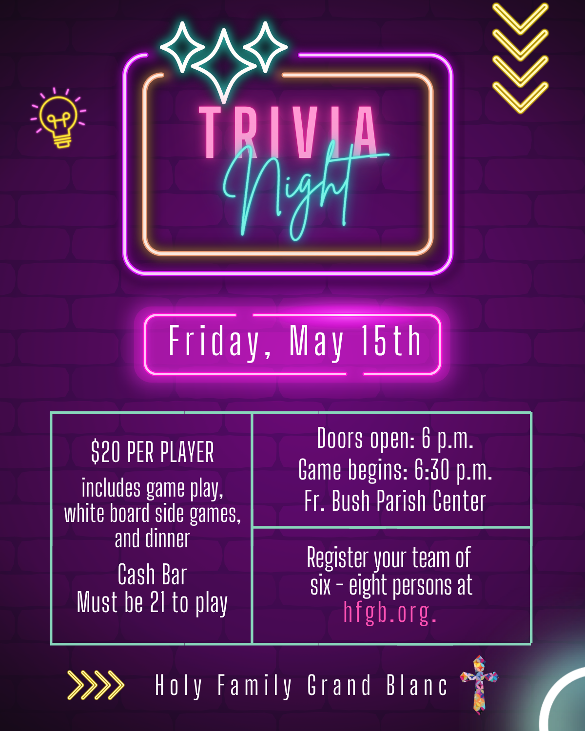 Trivia Night | Spring Edition '26 logo