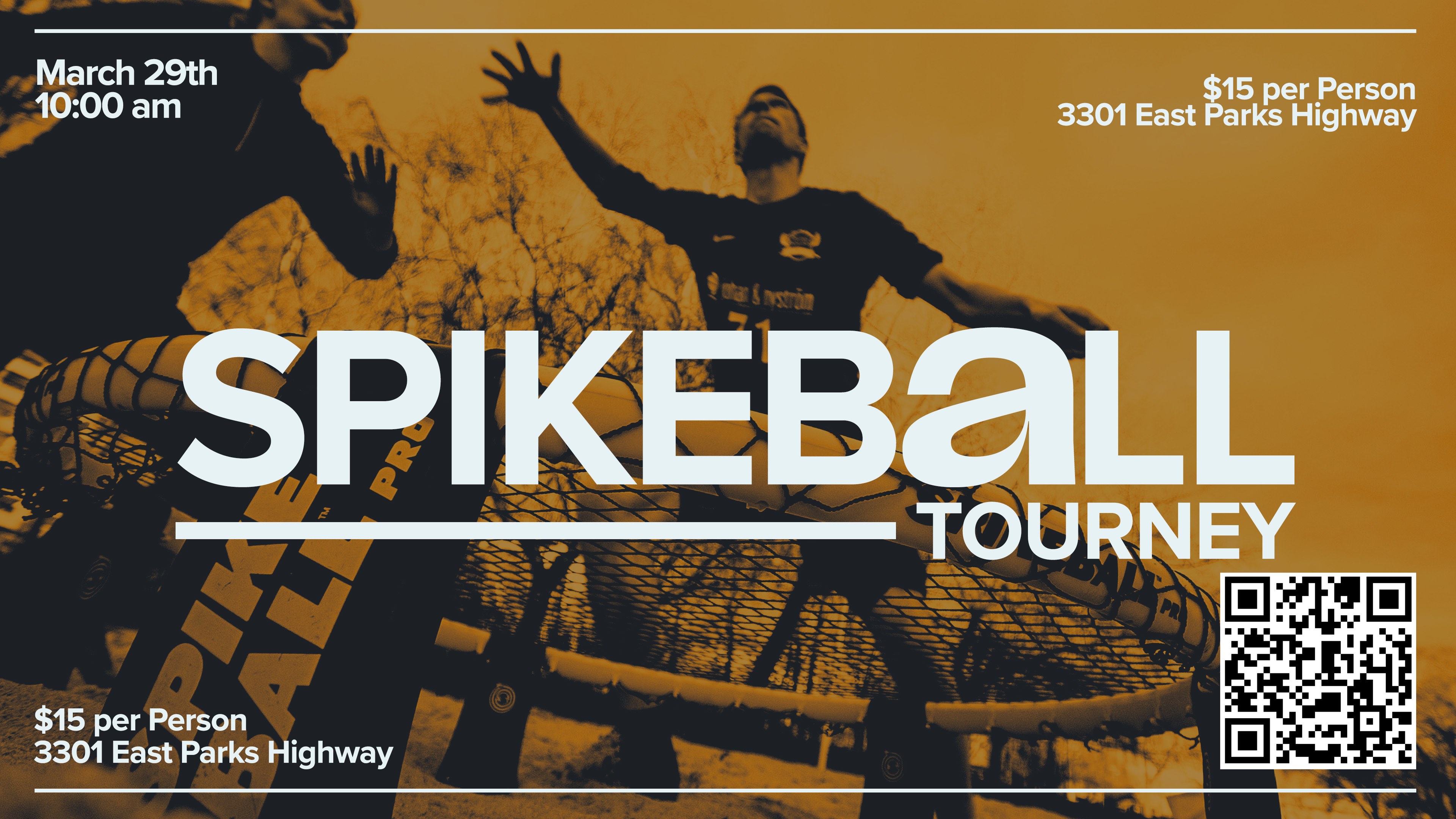 March 2025 YTH Spikeball Tournament logo