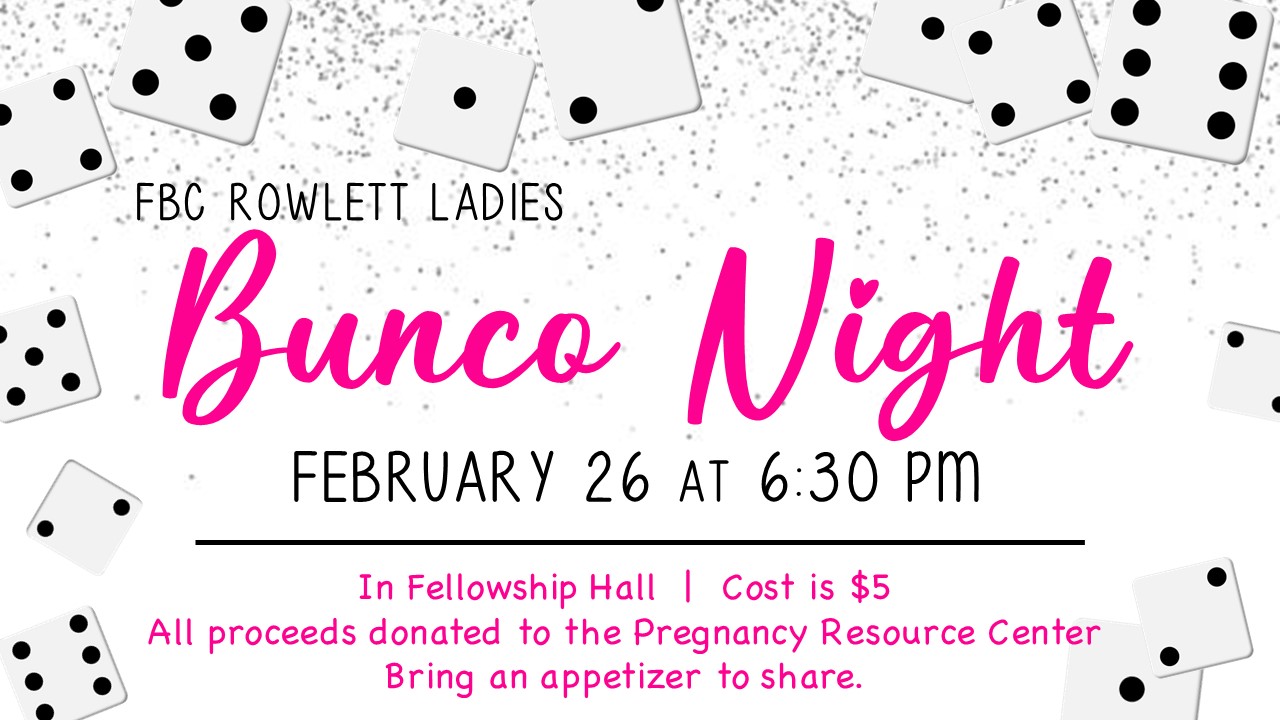Ladies Bunco Night logo