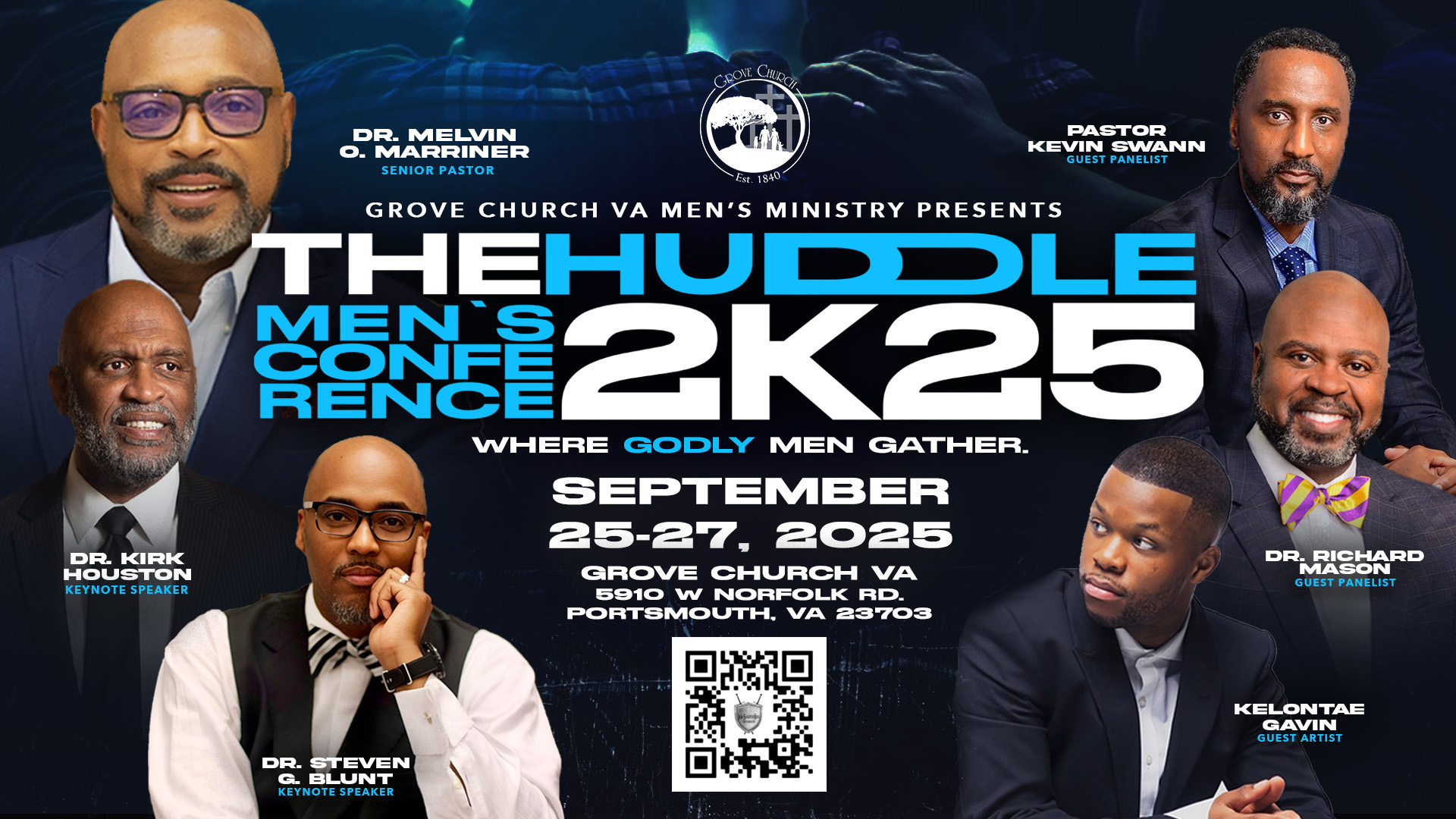 The Huddle Men's Conference 2025 logo