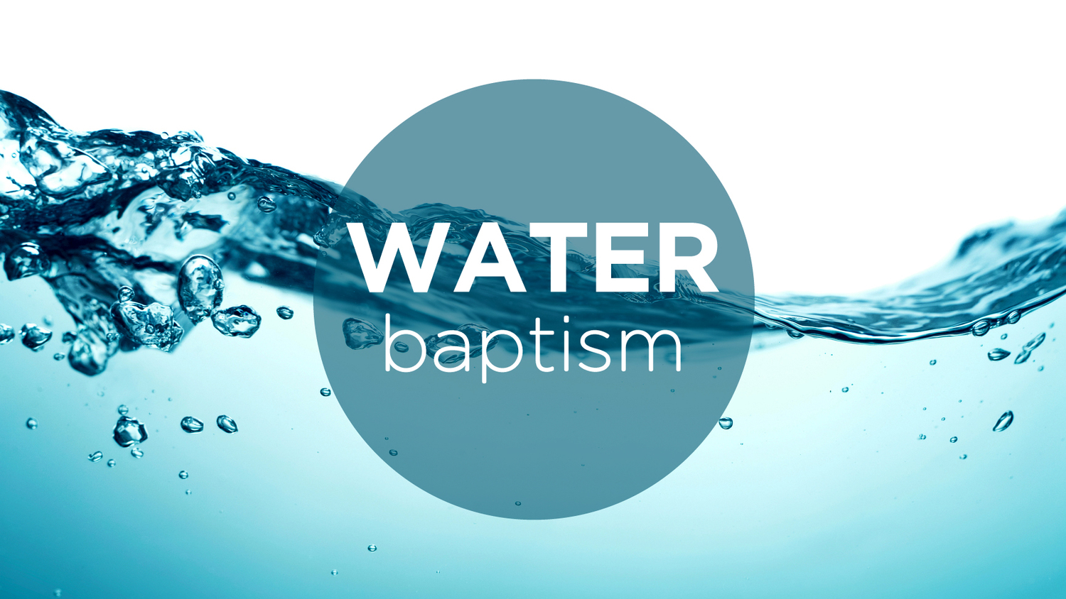 June 2023 Water Baptism logo