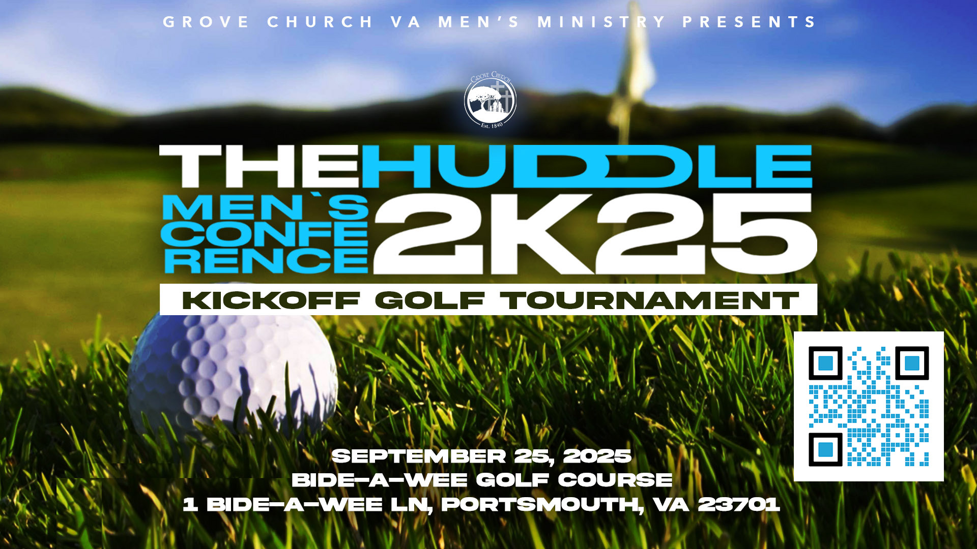 2025 Men's Huddle Conference Kickoff Golf Tournament logo