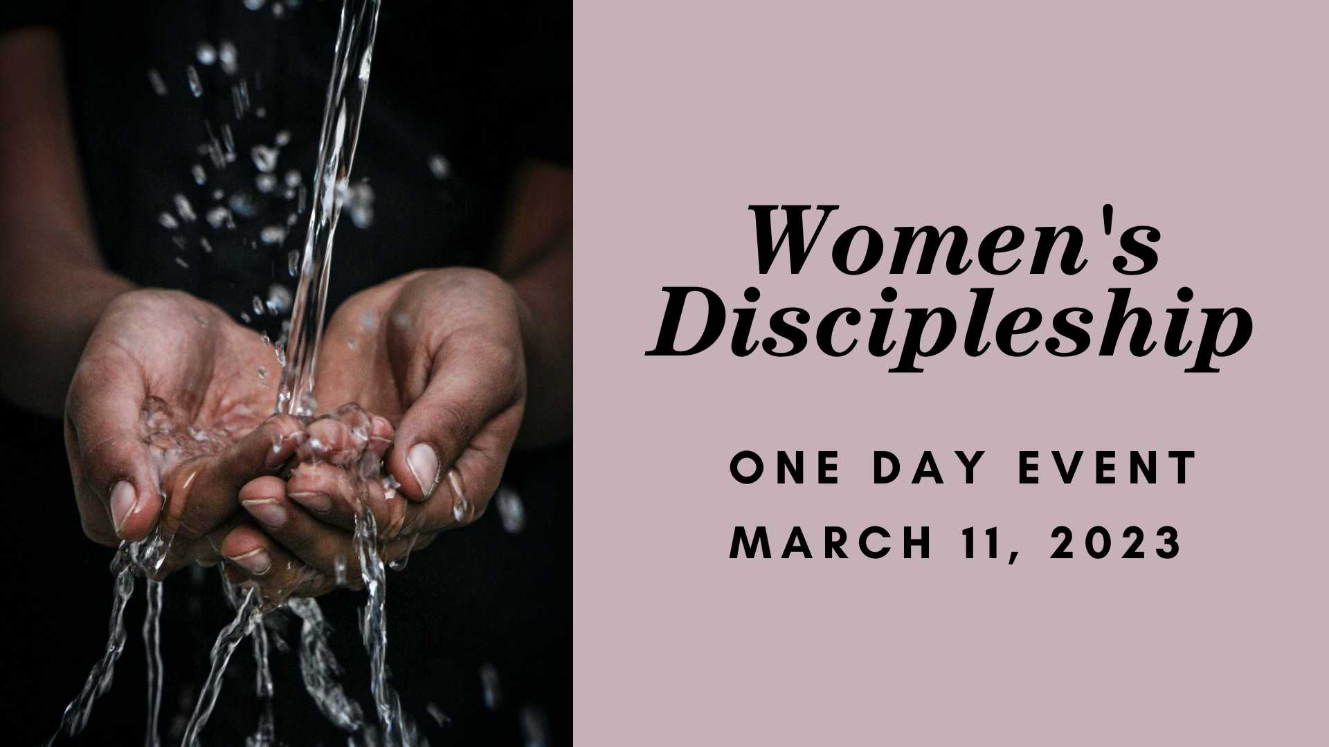 Women's Discipleship One-Day Event March 2023 logo