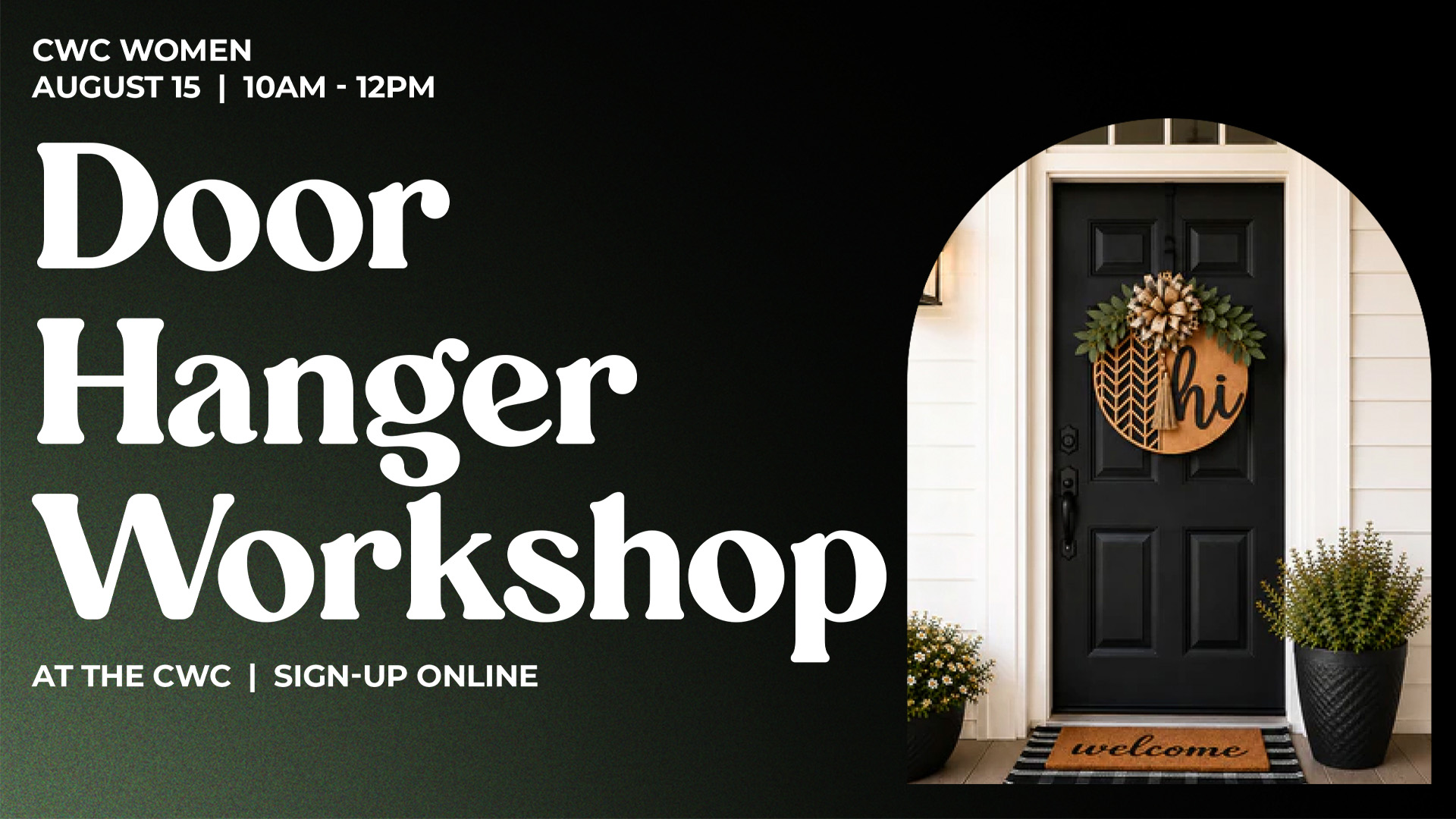 CWC Women Door Hanger Workshop logo