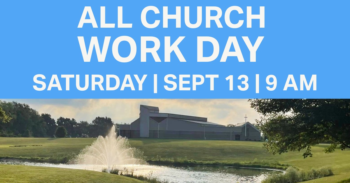All Church Work Day September 2025 logo