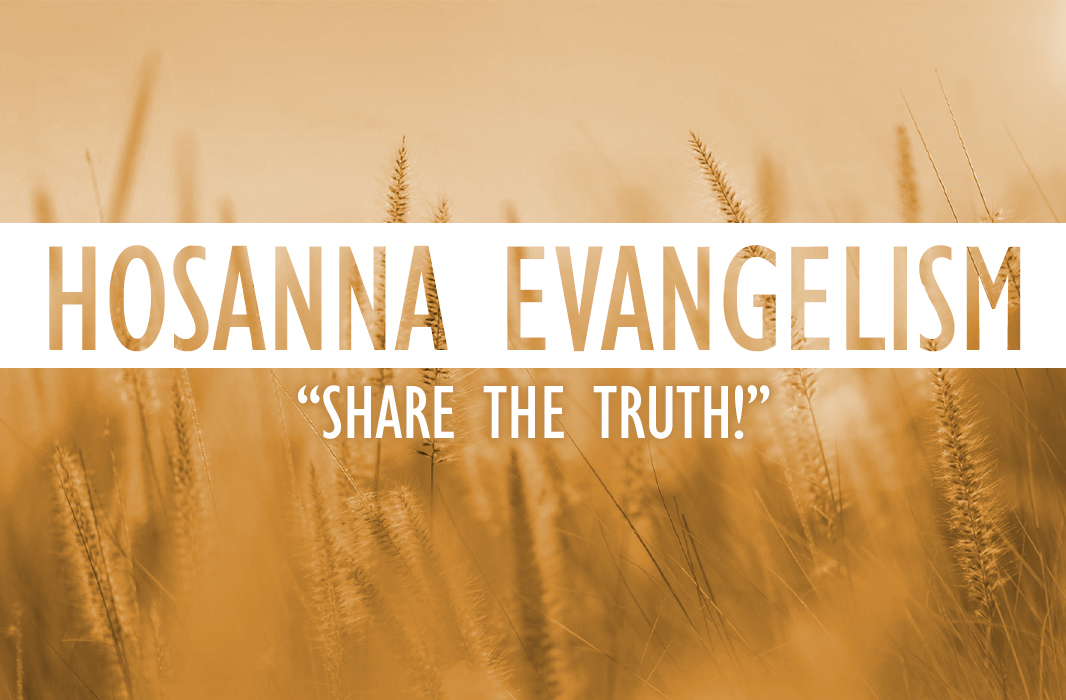 Hosanna Evangelism Community Group Winter 2026 logo