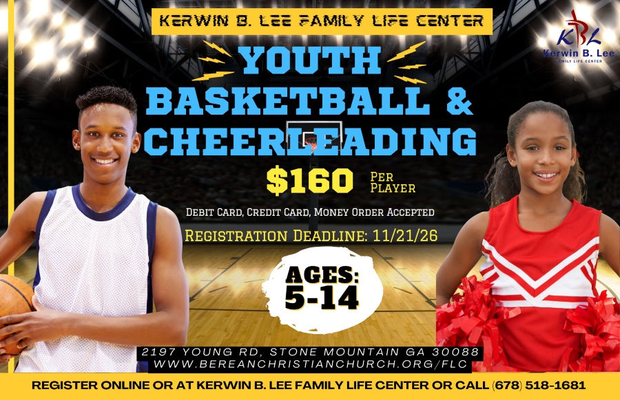 FLC - 2026 Youth Basketball/Cheerleading Registration logo