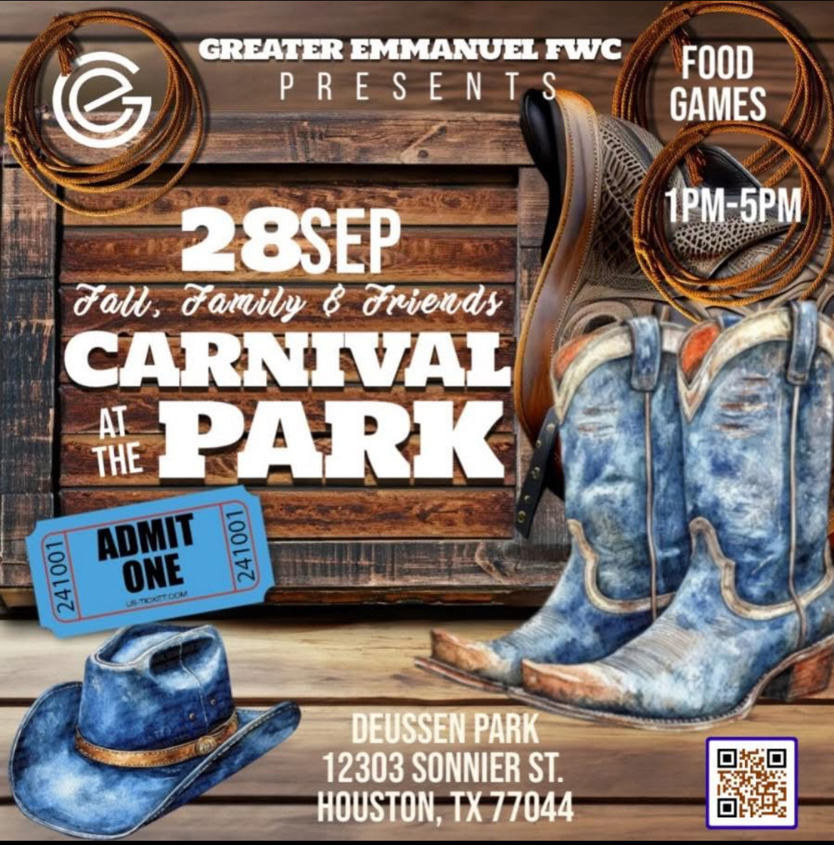 Greater E. Annual Church Picnic 2025 logo