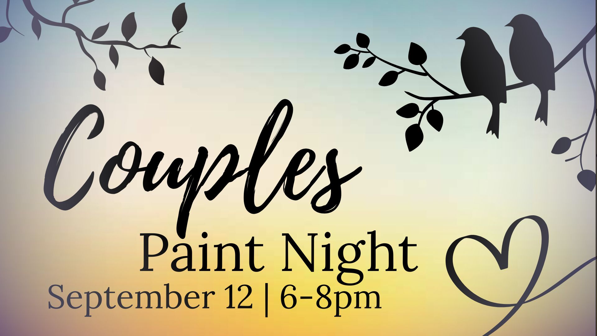 Couples Paint Night logo