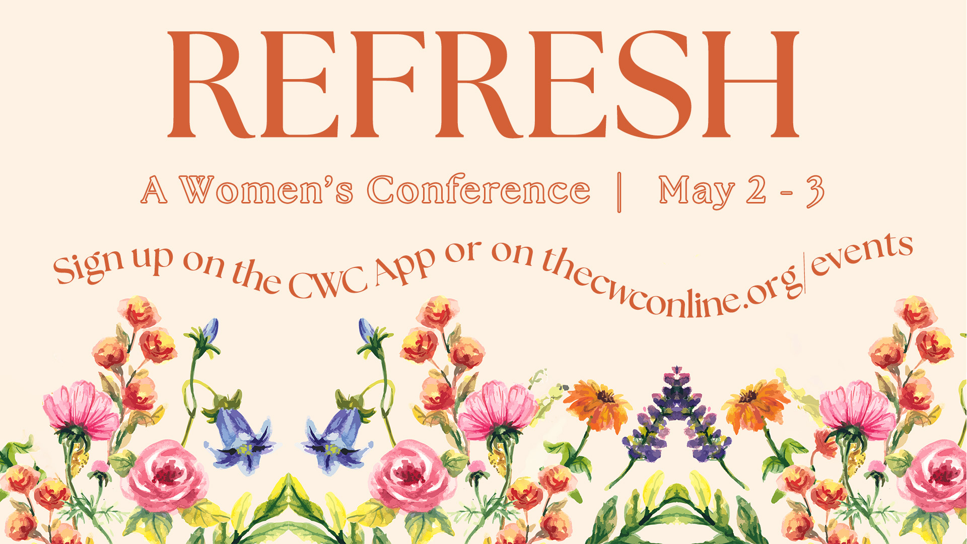 Refresh Women's Conference logo