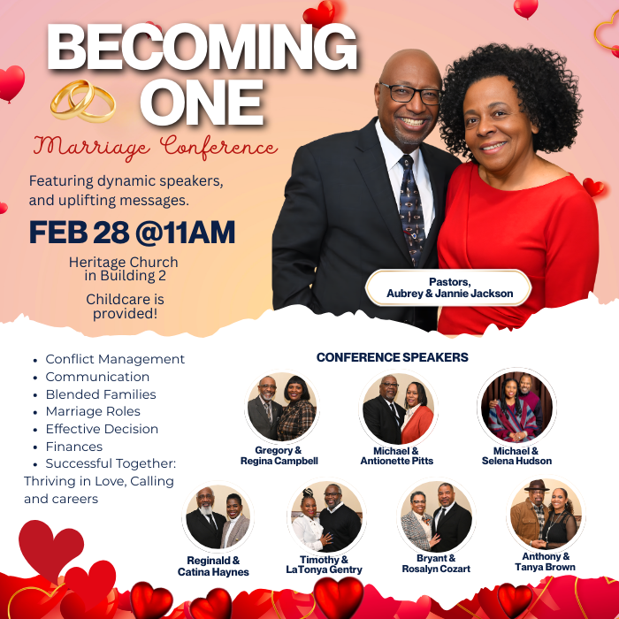 Becoming One Marriage Conference logo