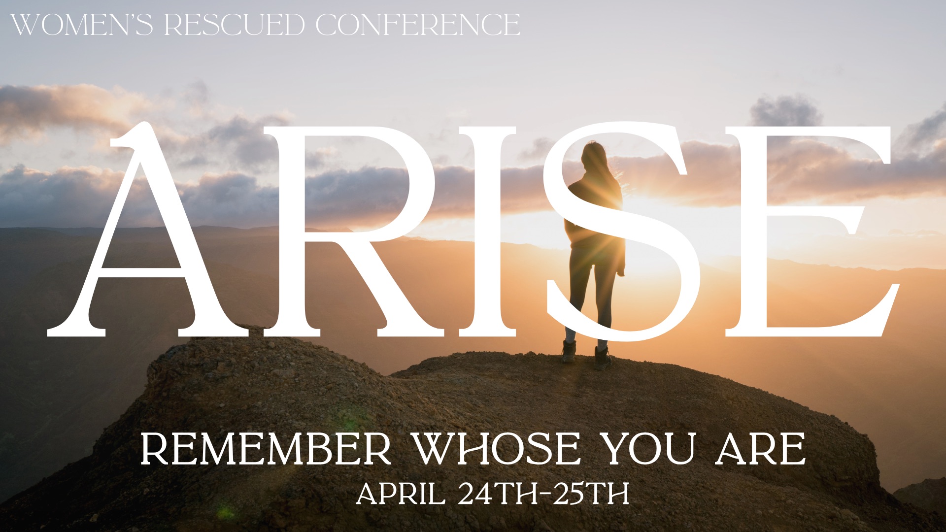 ARISE - Women's Rescued Conference 2026 logo