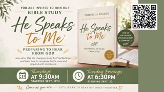 Ladies’ Bible Study: He Speaks to Me logo