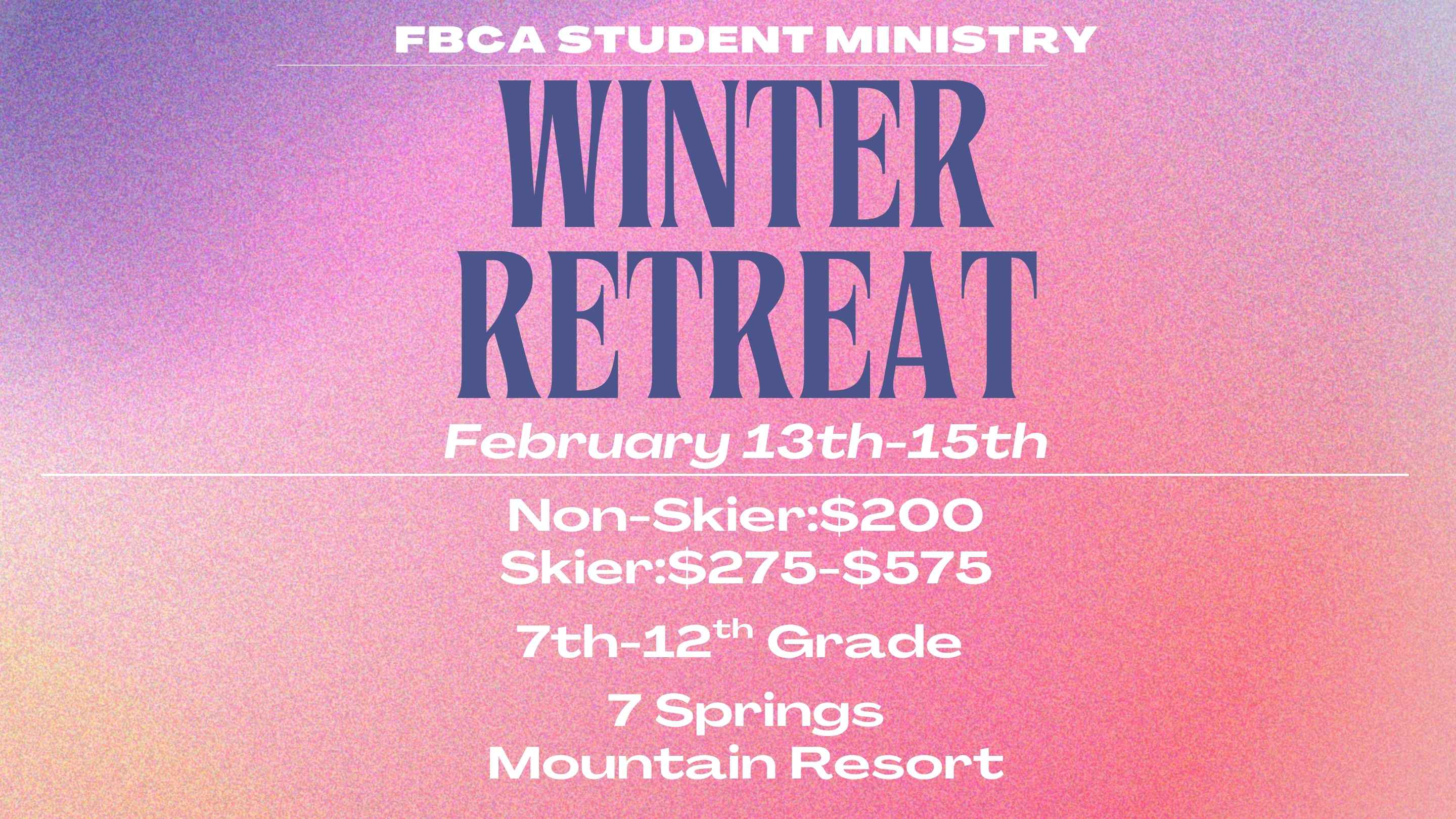 Winter Retreat 2026 logo