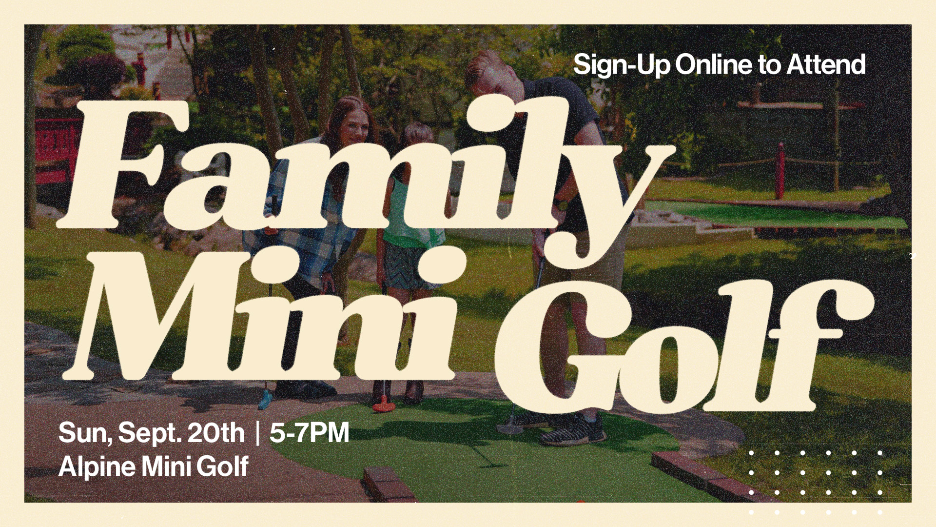 CWC Family Mini Golf 2026 logo