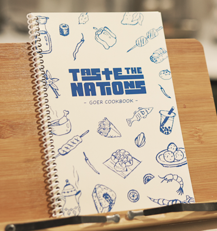 Taste the Nations Cookbook logo