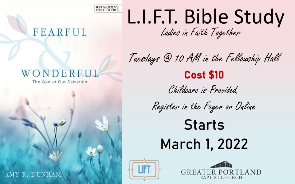 L.I.F.T. (Ladies) Bible Study logo