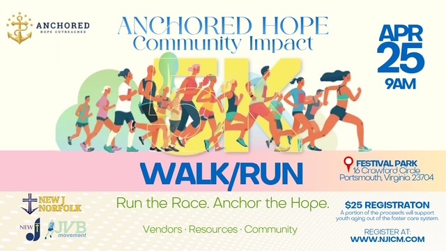 Anchored Hope Community Impact 5K Walk/Run logo