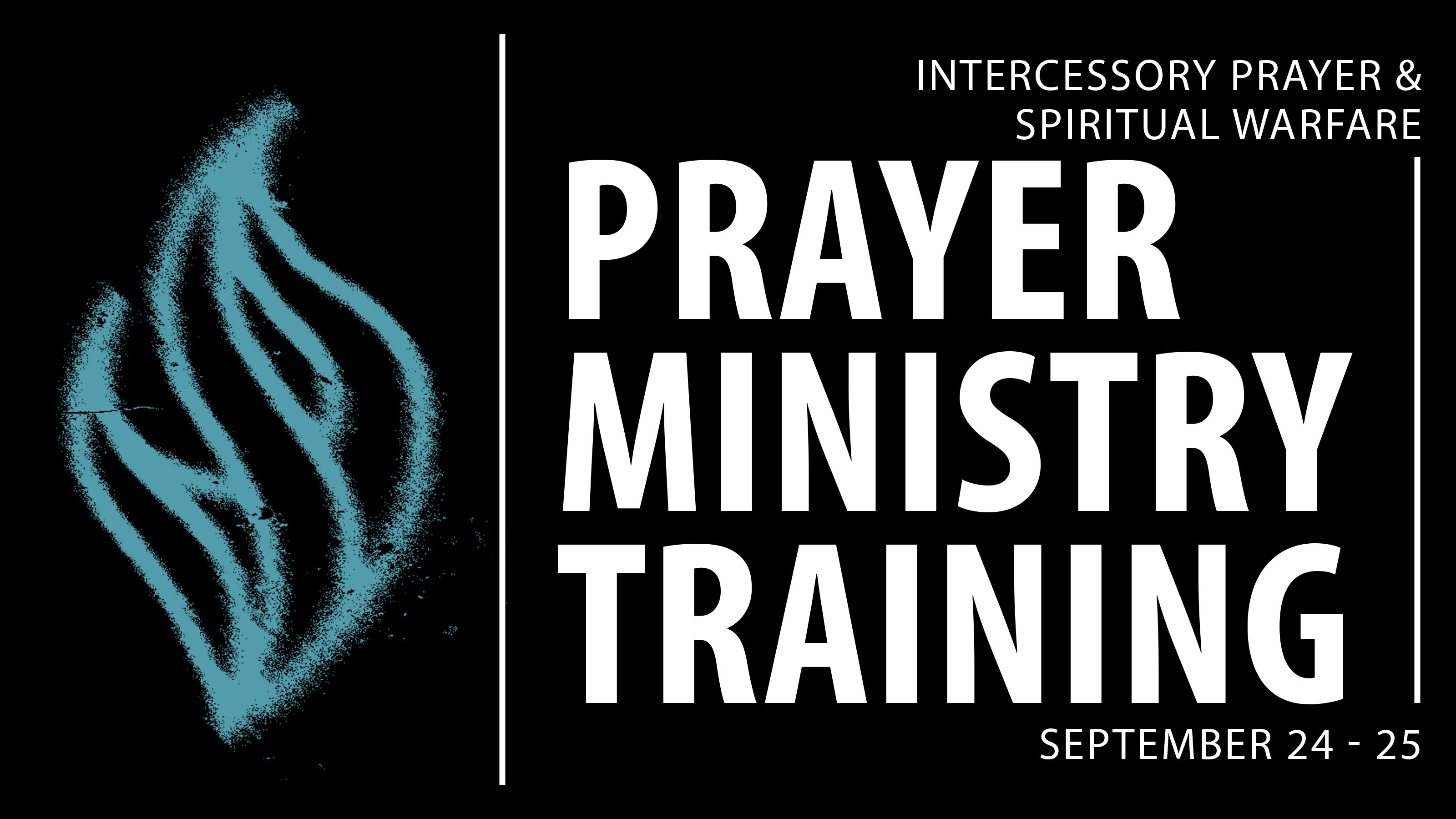 Prayer Ministry Training "Intercessory, Prayer & Spiritual Warfare" logo