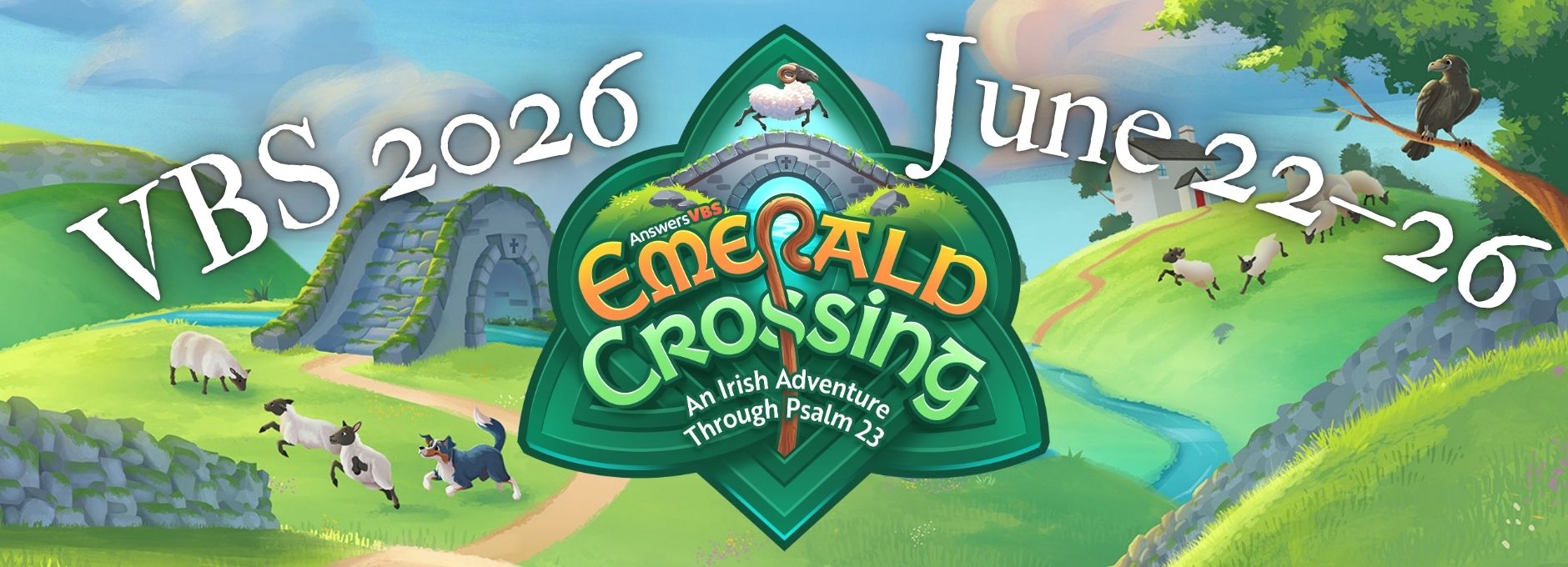 VBS 2026: Emerald Crossing logo