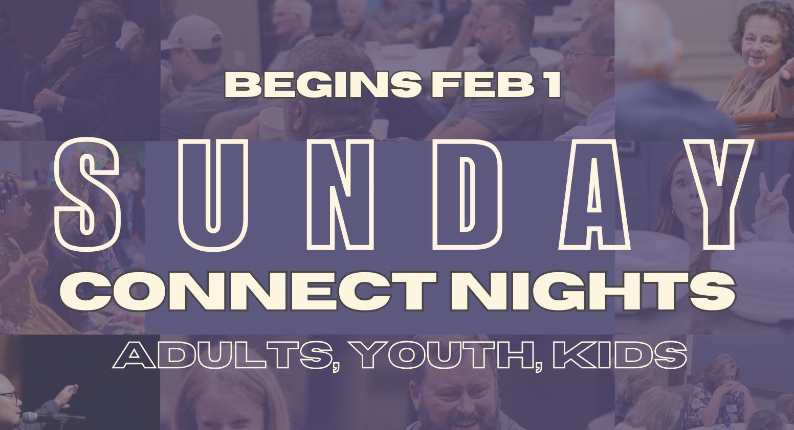 Sunday Connect Nights - Spring 2026 logo