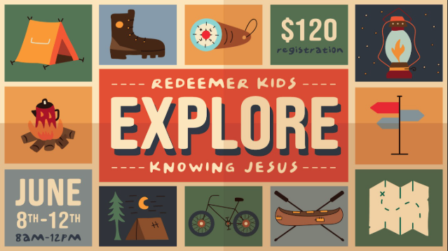 Redeemer Kids Explore 2026 logo