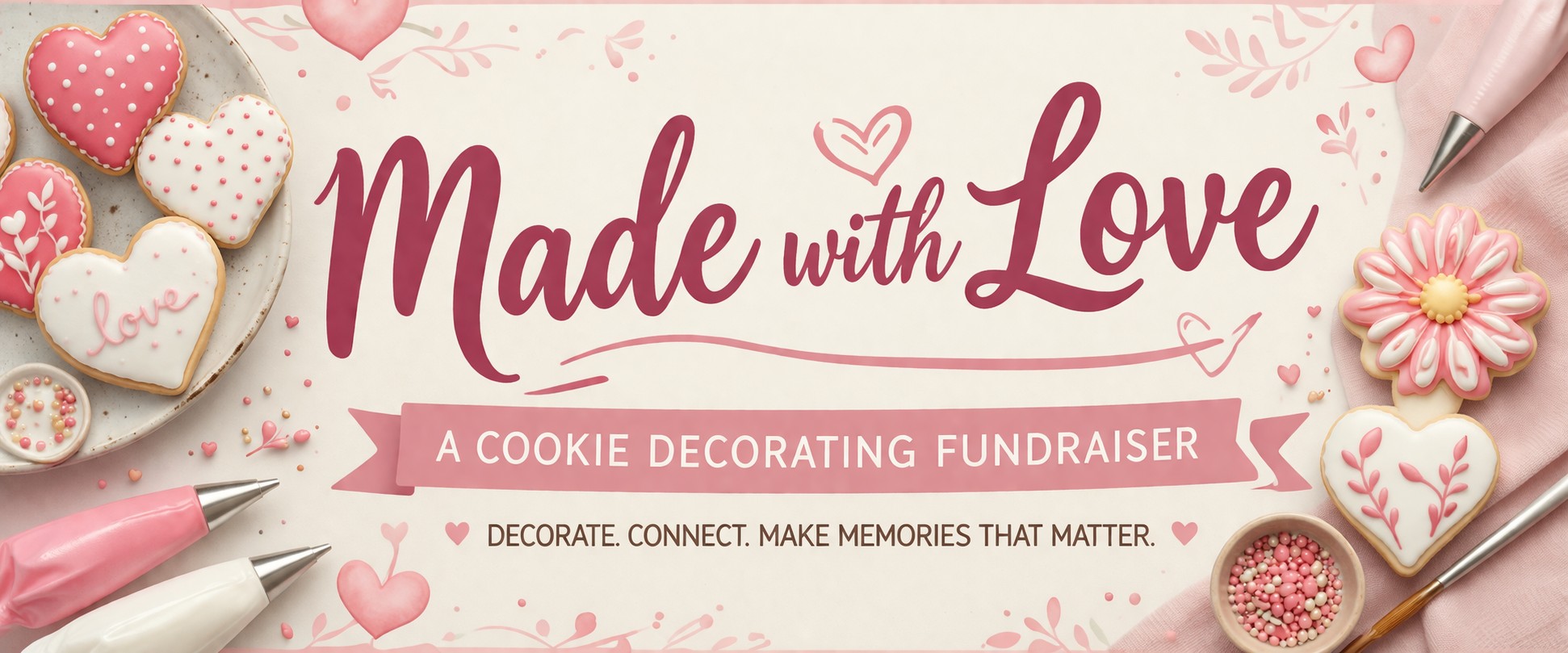 Made with Love - A Cookie Decorating Fundraiser logo